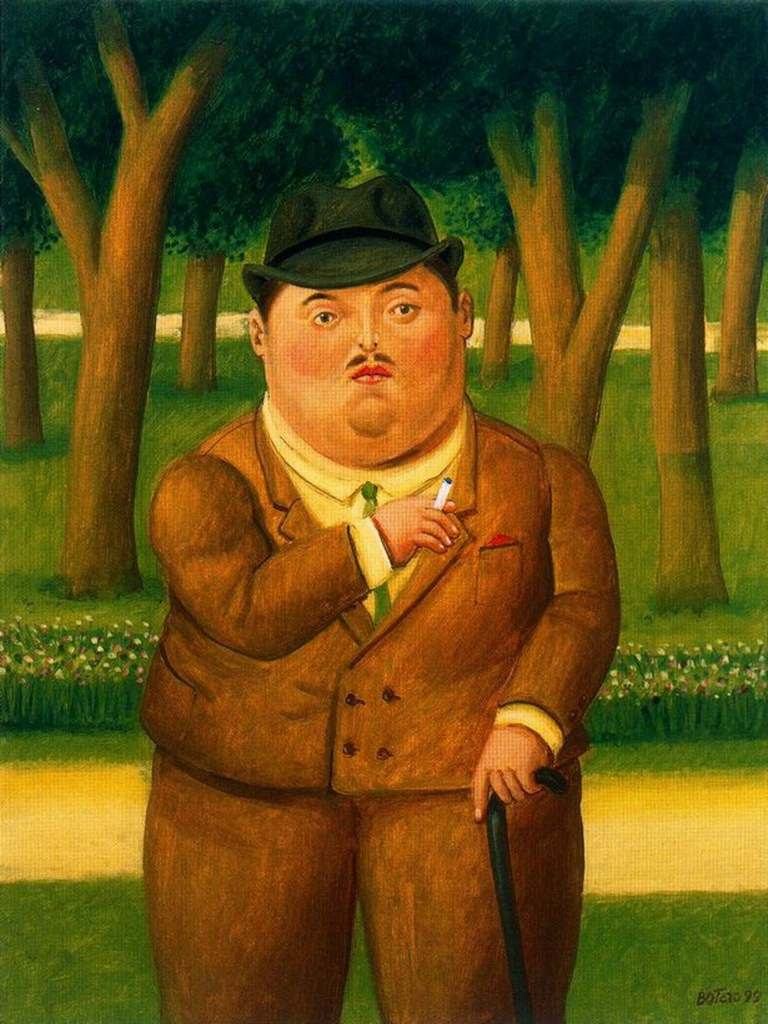 Fernando Botero En el parque